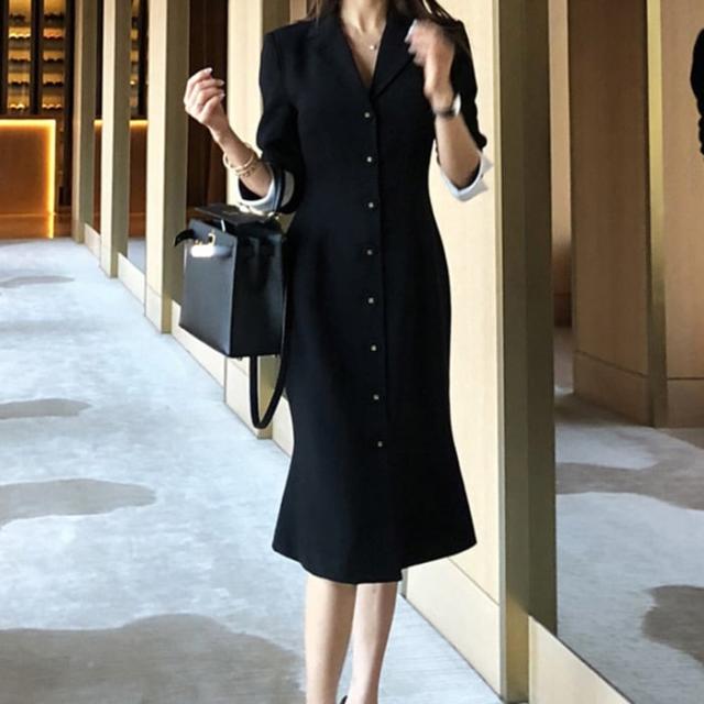 ワンピース 上着 人気 おすすめ おしゃれ お洒落 激安 安い 送料無料 プチプラ シャツ 長袖 ロング 膝丈 Vネック 無地 コットン 綿 可愛い かわいい 韓国 シンプル きれいめ 高品質 大人 上品