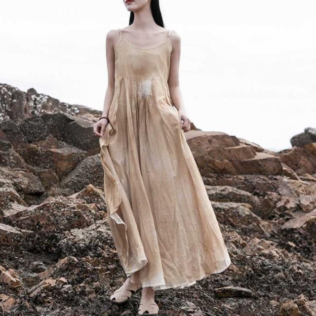 ワンピース 上着 人気 おすすめ おしゃれ お洒落 激安 安い 送料無料 プチプラ 肩出し ノースリーブ ラウンドネック マキシ ロングスカート オーバーサイズ 丸首 柄 プリント タイダイ