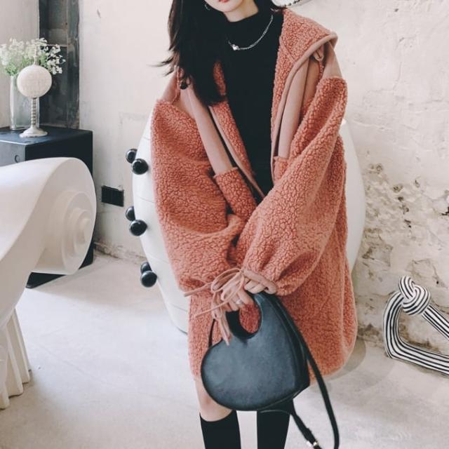 ボアブルゾン レディース ジャケット アウター ダッフル フリース