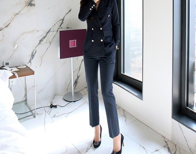 セットアップ スーツ パンツ ボトムス ジャケットベルト ハイウエスト
