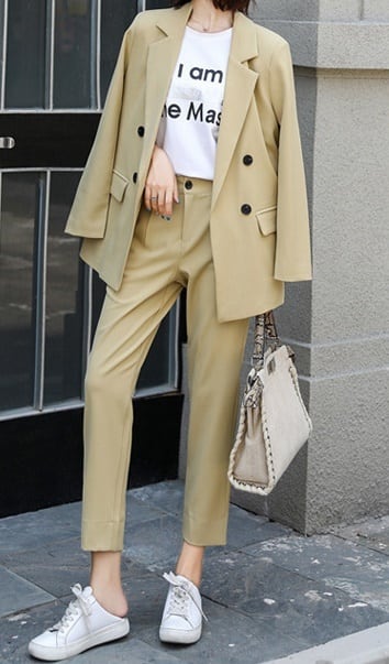 セットアップ スーツ パンツ ボトムス ジャケット ダブルブレスト 長袖