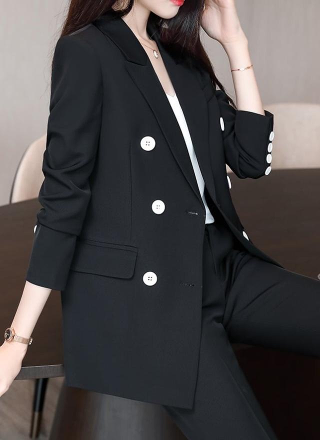 セットアップ ジャケット 上着 スーツ ロング丈 袖あり 長袖