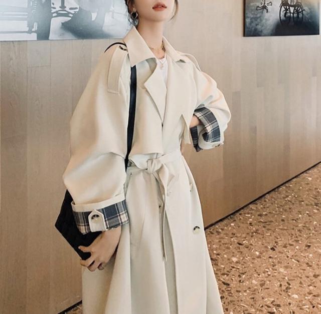 レディース コート アウター トレンチコート 美シルエット 韓国