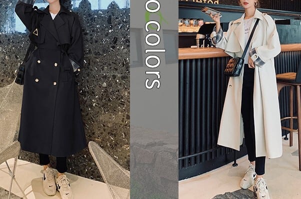 レディース コート アウター トレンチコート 美シルエット 韓国
