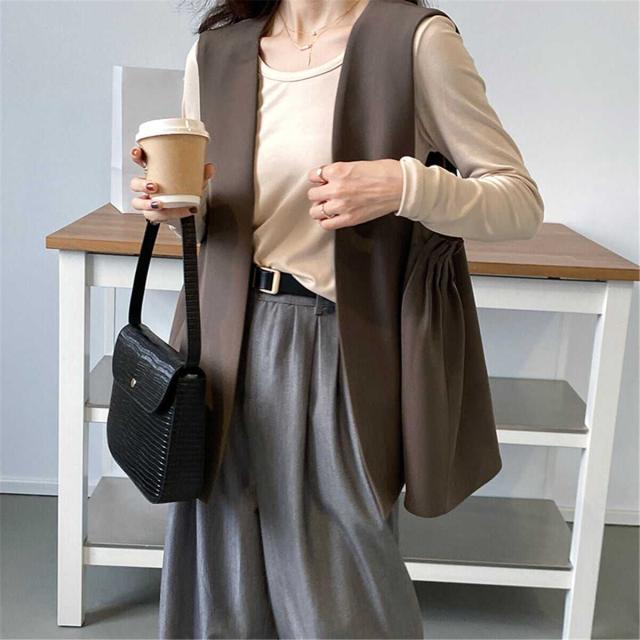 ベスト トップス レディース 羽織り Tシャツ オーバーサイズ  ギャザー 半袖 クルーネック ベスト 前開き モード ヴィンテージ風 レトロ ショート丈 バブルスリーブ レース かわいい ベスト トップス レディース 羽織り Tシャツ オーバーサイズ ギャザー