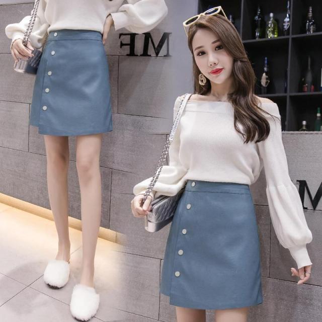 スカート ボトムス ミニスカート ミニ ミニ丈 ショート ショート丈 膝上 Aライン レザー PU かわいい 大人可愛い きれいめ シンプル カジュアル 大人 上品 おしゃれ お洒落 かっこいいの通販は 4,858円