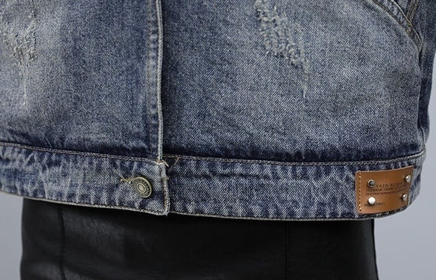 ジャケット アウター ショート 無地 ミニマル ライダース ドロップショルダー デニム レトロ 切り替え Gジャン デニムブルー ヴィンテージ風 切り替え 袖あり 長袖 ポケット付き アウター ジャケット アウター ショート 無地 ミニマル ライダース ドロップ