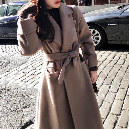 アウターコート アウター チェスター コート オーバー コート ロング ジャケット フォーマル コート ルーズコート ラシャコート ウールコート ミドル丈 オーバーニー 無地 襟付き 11,180円