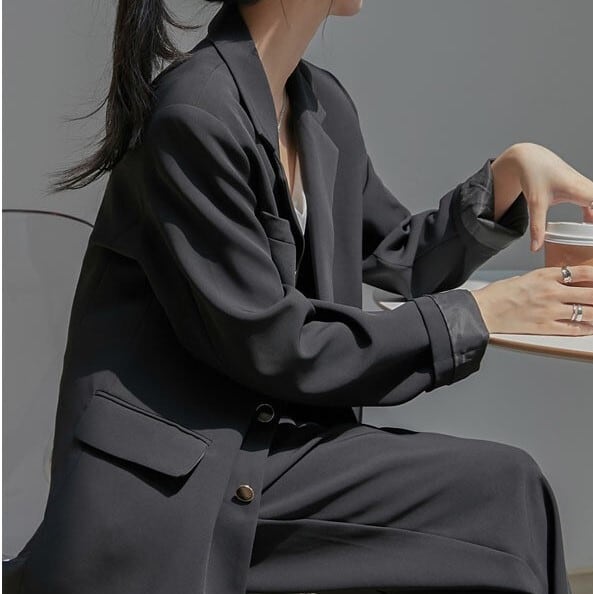 セットアップ 2点 レディース テーラードジャケット ベルベット スーツ パンツ インスタ映え 高見え 可愛い かわいい 韓国 かっこいい カジュアル 大人 上品 きれいめ シンプル クラシックの通販は