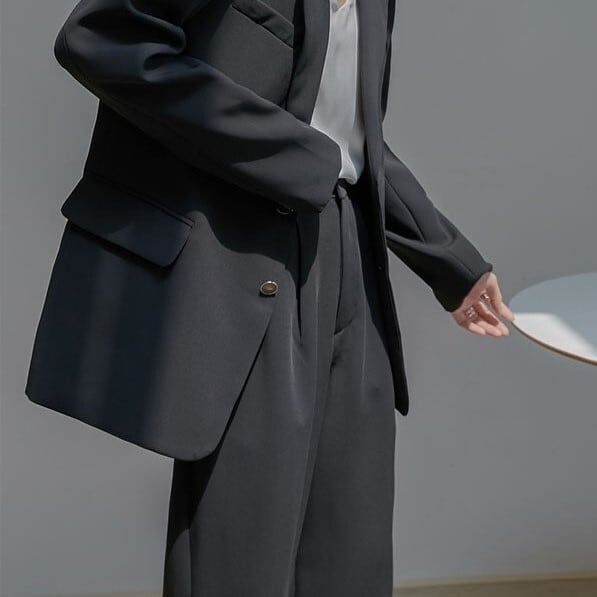 セットアップ 2点 レディース テーラードジャケット ベルベット スーツ パンツ インスタ映え 高見え 可愛い かわいい 韓国 かっこいい カジュアル 大人 上品 きれいめ シンプル クラシックの通販は