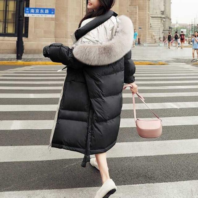 レディース コート アウター ロング丈 フード付き フェイクファー ダウン インスタ映え 暖かい 可愛い かわいい 韓国 かっこいい カジュアル 大人 上品 シンプル クラシック エレガント