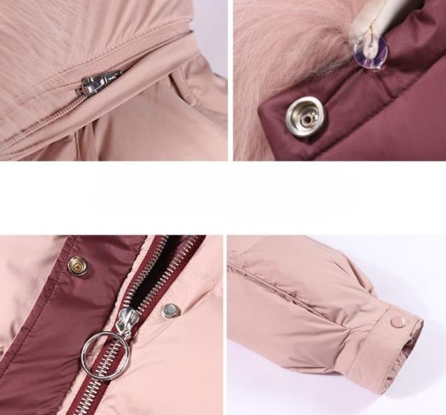 レディース コート アウター ロング丈 フード付き フェイクファー ダウン インスタ映え 暖かい 可愛い かわいい 韓国 かっこいい カジュアル 大人 上品 シンプル クラシック エレガント