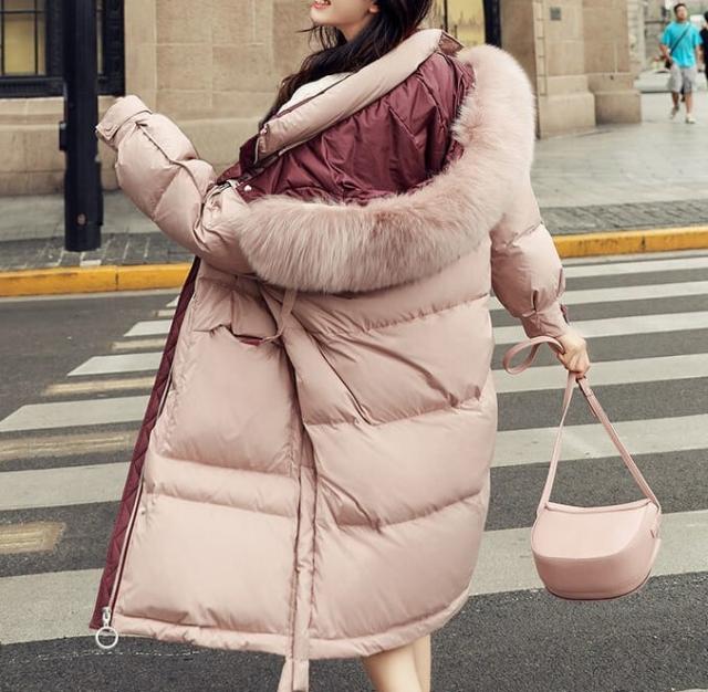 レディース コート アウター ロング丈 フード付き フェイクファー ダウン インスタ映え 暖かい 可愛い かわいい 韓国 かっこいい カジュアル 大人 上品 シンプル クラシック エレガント