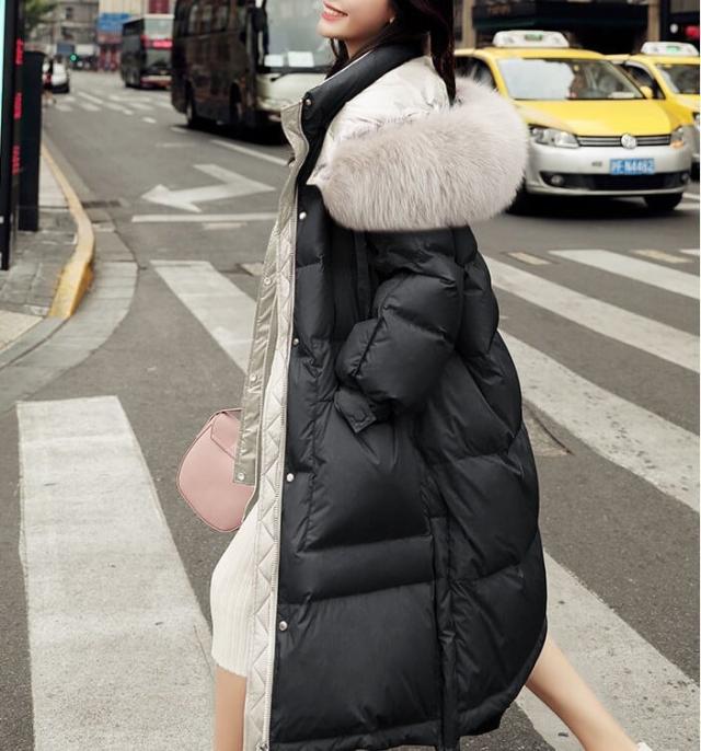 レディース コート アウター ロング丈 フード付き フェイクファー ダウン インスタ映え 暖かい 可愛い かわいい 韓国 かっこいい カジュアル 大人 上品 シンプル クラシック エレガント