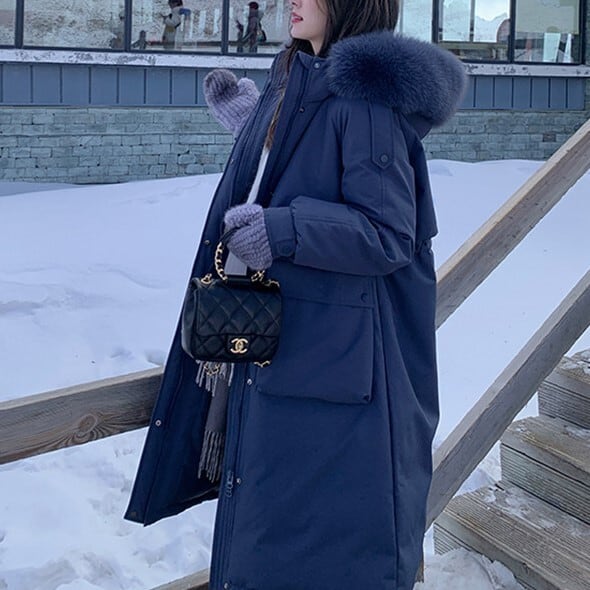 レディース 上着 コート アウター ロング丈 フード付き ダウンコート