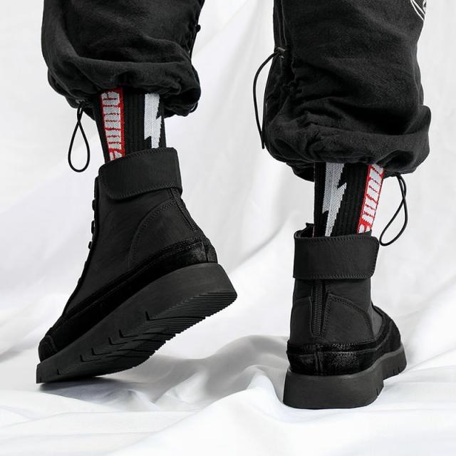 スニーカー 厚底 スニーカー 編み上げ ブーツ レースアップブーツ