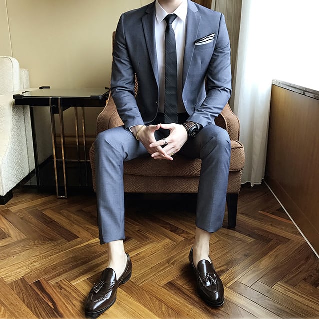 トップス ボトムス パンツ アウター 上着 スーツ 袖あり 長袖 襟付き