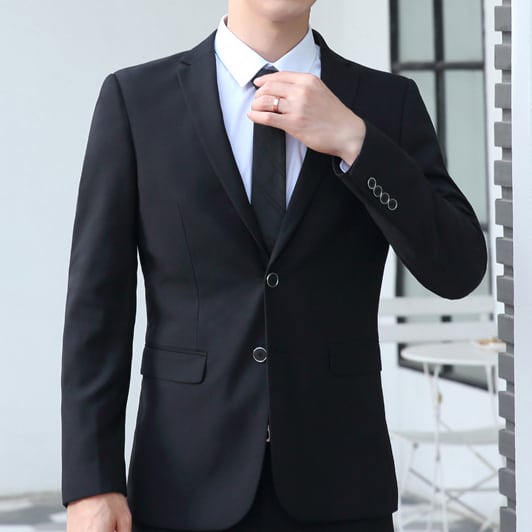 トップス ボトムス アウター ズボン 上着 スーツ ストレートパンツ 袖あり 長袖 襟付き スリム 細身 ストレート Iライン ポケット 前開き ダブルボタン 上下セット 2点セット きれいめ