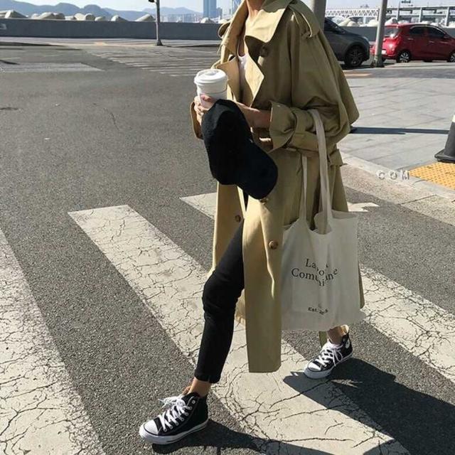 コート アウター ロング トレンチ ドロップショルダー モノトーン ガウンコートチェック マニッシュ ミディアム丈 袖あり 長袖 ポケット付き アウター 羽織り 大人可愛い きれいめ