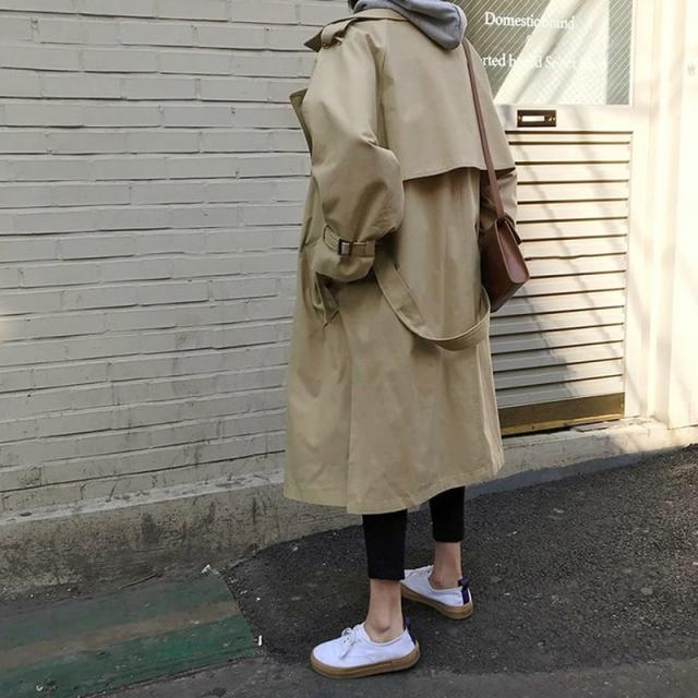 コート アウター ロング トレンチ ドロップショルダー モノトーン ガウンコートチェック マニッシュ ミディアム丈 袖あり 長袖 ポケット付き アウター 羽織り 大人可愛い きれいめ