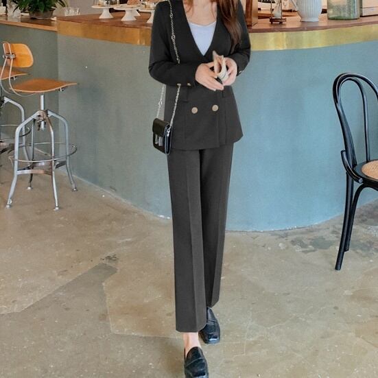 セットアップ スーツ パンツ ボトムス ジャケット メタルボタン ベルト