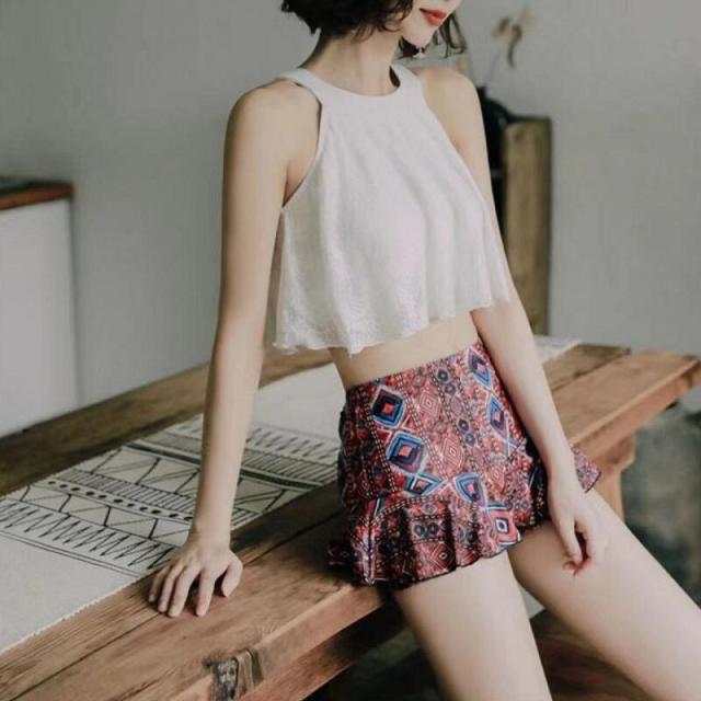 水着 ビキニ スイムウェア 体系カバー水着 セパレート 体系カバー レース ハイウエスト 胸元 盛れる セット 上下セット 2点セット かわいい 大人可愛い きれいめ セクシー シンプル カジュアル ナチュラル 大人 大人っぽい おしゃれ