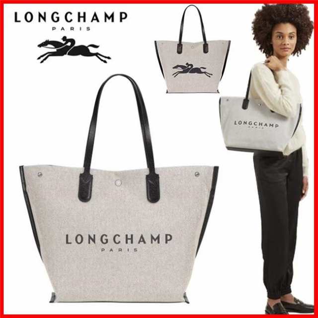 超還元セール！LONGCHAMP ロンシャン ロゾ ROSEAU トートバッグ エクリュ ショルダーバッグ 10090 HSG バッグ かばん  おしゃれの通販はau PAY マーケット - サンヨウショップ | au PAY マーケット－通販サイト