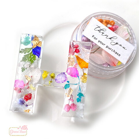 ドライフラワー 押し花 花びら 色々ミックス レジン ネイル 封入 花材