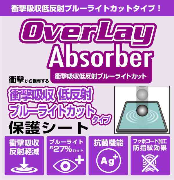 YAMAZEN Qriom CHRONOWEAR 2 QSW-02H 保護 フィルム OverLay Absorber