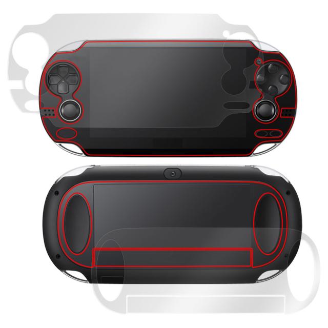 PlayStation Vita PCH-1000 表面 背面 フィルムセット OverLay Paper  