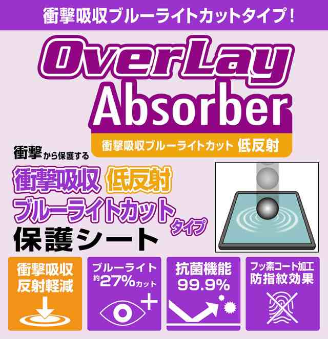 ZOOM H5 保護 フィルム OverLay Absorber 低反射 for ズーム ハンディレコーダー H5 衝撃吸収 反射防止  ブルーライトカット 抗菌の通販はau PAY マーケット - 【レビューで＋P1%キャンペーン中】ビザビ | au PAY マーケット－通販サイト