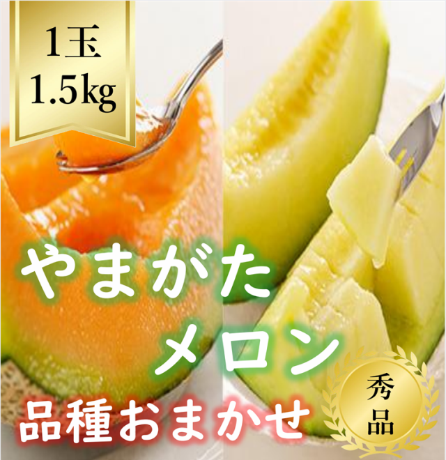 メロン 品種おまかせ 1玉 秀品 R6年度先行予約商品 - メロン