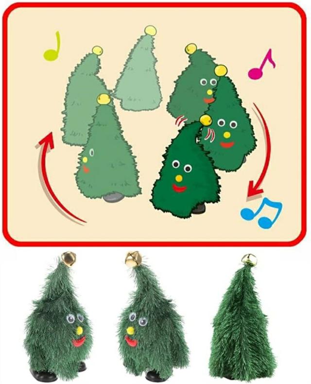 ダンシングクリスマスツリー ウォーキングツリー かわいい 人形 動く