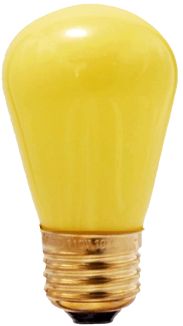 ロングライフ10,000　サイン球 ロング　ST45　E26　110V-5W(Y) お得な25個セット！！ 7,734円