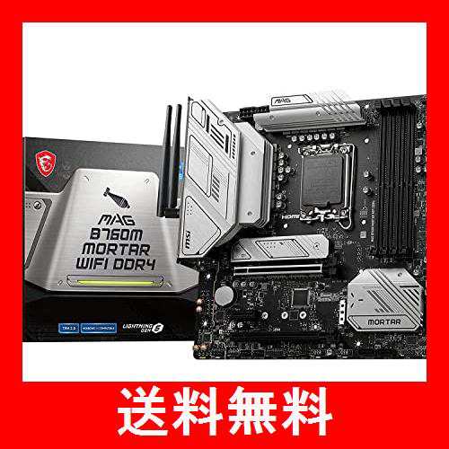 MSI マザーボード MAG B760M MORTAR WIFI DDR4 Micro-ATX [Intel B760