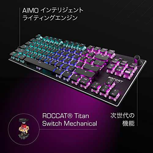 【新品】ROCCAT ゲーミングキーボードUS配列 ROC-12-272