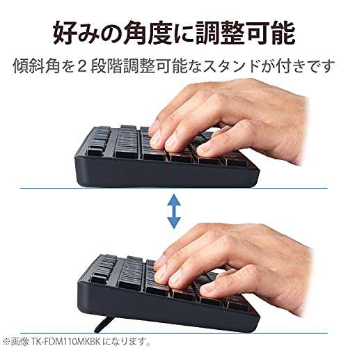 エレコム キーボード マウスセット ワイヤレス レシーバー付属 メンブレン フル