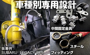 APP ブレーキライン ステンレスタイプ アルト HA25S・HA25V SB119-SS