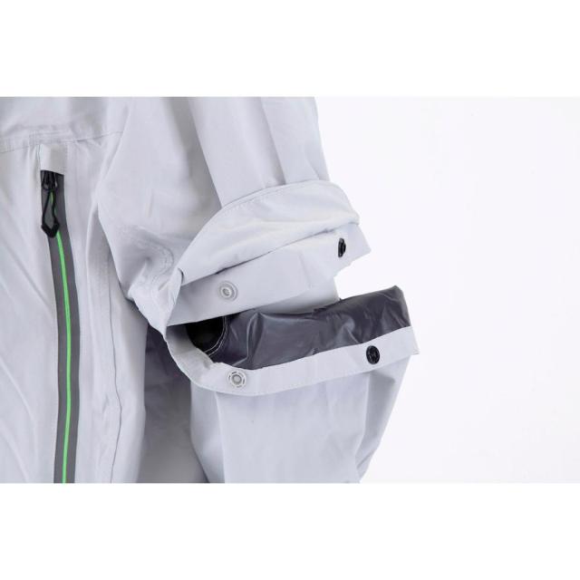 エリート グリップ レインウエア R-EG22 elite grips スマートシルエットレインウエア フード無し 競技用レインウエア　ブラック/グレーの通販は