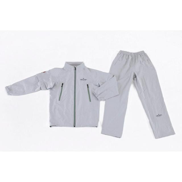 エリート グリップ レインウエア R-EG22 elite grips スマートシルエットレインウエア フード無し 競技用レインウエア　ブラック/グレーの通販は