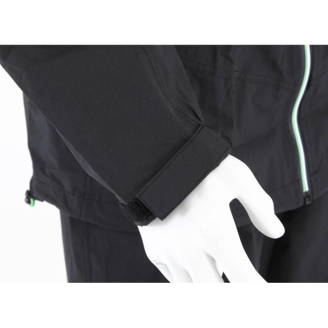 エリート グリップ レインウエア R-EG22 elite grips スマートシルエットレインウエア フード無し 競技用レインウエア　ブラック/グレーの通販は