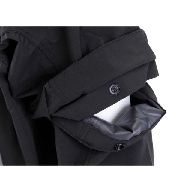 エリート グリップ レインウエア R-EG22 elite grips スマートシルエットレインウエア フード無し 競技用レインウエア　ブラック/グレーの通販は