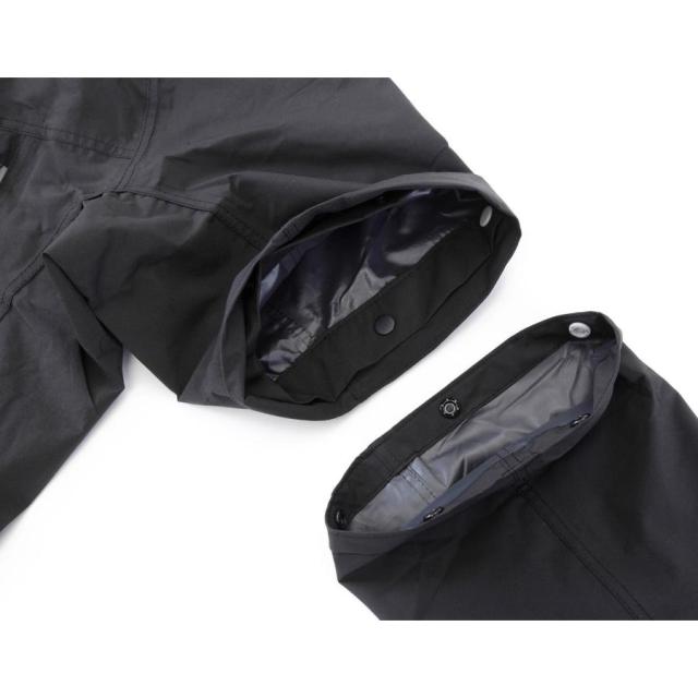 エリート グリップ レインウエア R-EG22 elite grips スマートシルエットレインウエア フード無し 競技用レインウエア　ブラック/グレーの通販は