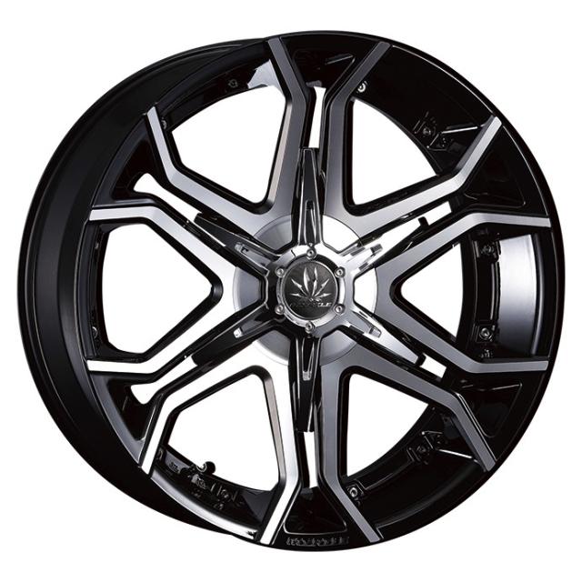 CRIMSON MYRTLE BULLHORN 20インチ 8.5J +35 10-112/114.3 ブラックポリッシュ4本で送料無料 クリムソン マーテル ブルホーン