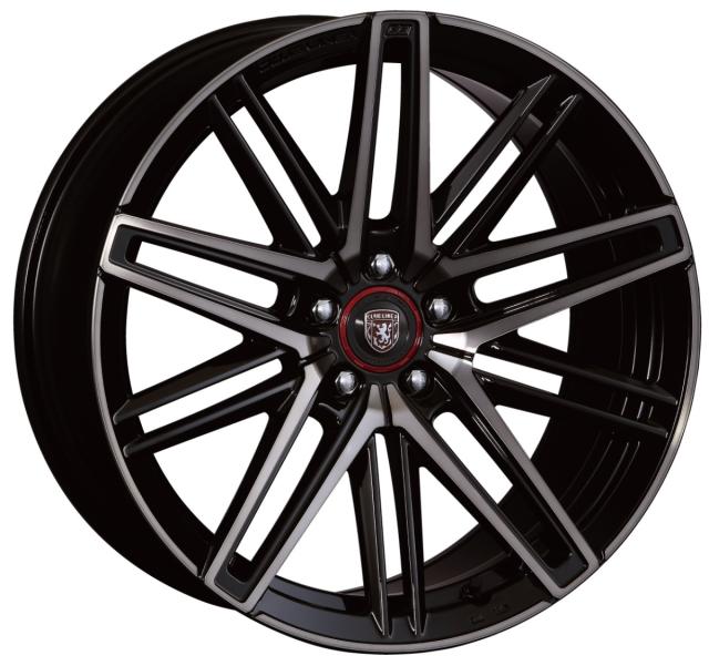 CRIMSON CLUB LINEA CASSANO FF 19インチ 8.5J +36 5-120 ブラッククリアポリッシュ 4本で送料無料 クリムソン クラブリネア カッサーノ FF