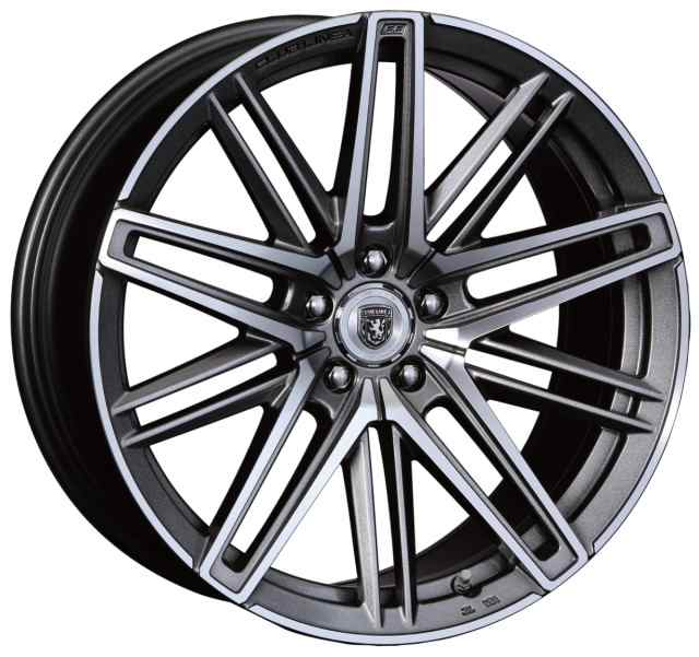 CRIMSON CLUB LINEA CASSANO FF 19インチ 9.5J +48 5-120 メタルグレーポリッシュ 4本で送料無料 クリムソン クラブリネア カッサーノ FFの通販は