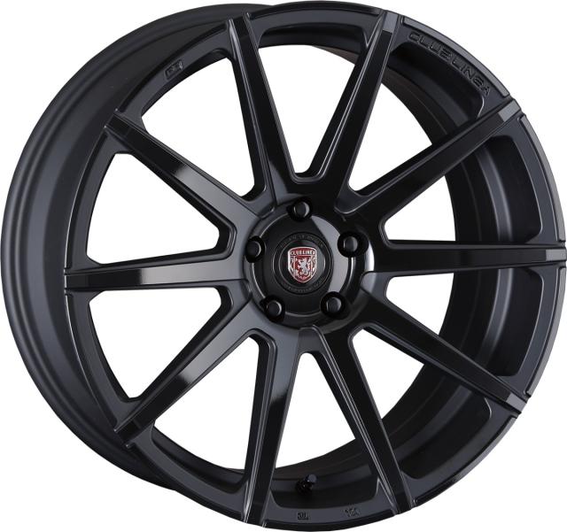 CRIMSON CLUB LINEA MALDINI FF 19インチ 8.0J +50 5-114.3 マットブラック グロスコートトップ 4本で送料無料 クリムソン クラブリネア マルディーニ FF