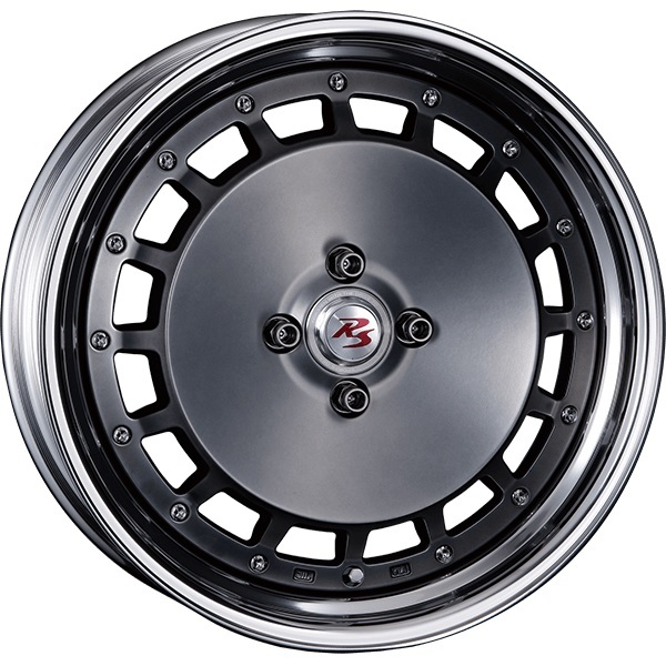 CRIMSON RS DP CUP MONOBLOCK 16インチ 6.5J +45 4-100 マットハイパー/ポリッシュリップ1台分/4本セット クリムソン RS DP CUP モノブロック