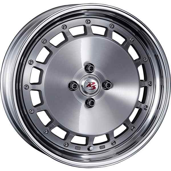 CRIMSON RS DP CUP MONOBLOCK 16インチ 5.5J +45 4-100 ブラッシュド/バフクリアリップ4本で送料無料 クリムソン RS DP CUP モノブロックの通販は