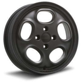 MLJ ハイぺリオン ダイアル 14インチ 4.5J +43 4-100 テクスチャーブラック HYPERION DIAL １台分/4本セット